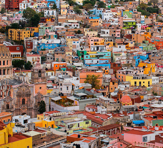 Colorful city of Guanajuato, Mexico
